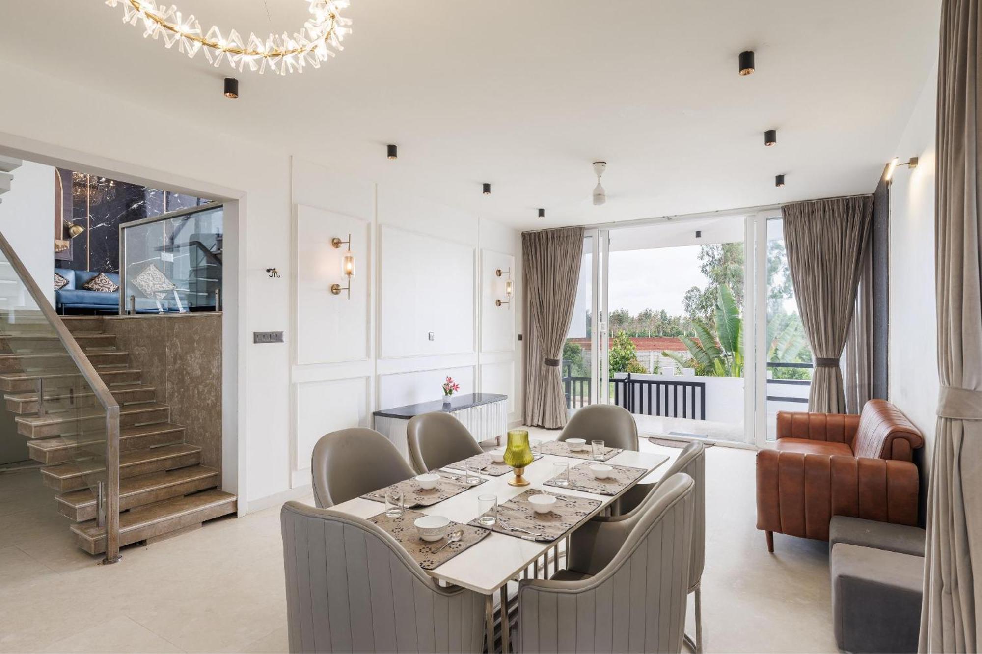 Celestial Sapphire Villa Pvt Pool Veg Food 4Bhk Dod Ballāpur 外观 照片